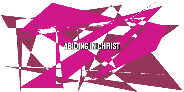 Abiding in Christ: Finding Rest, Fruitfulness, and Joy