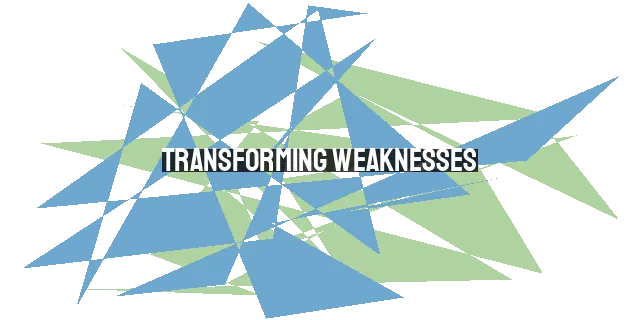 Transforming Weaknesses: Investing in God's Strength for Growth and Glory