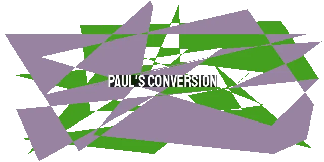 Paul's Conversion: A Testimony of God's Overflowing Grace