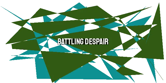Battling Despair: Learning from Jesus' Example in Gethsemane