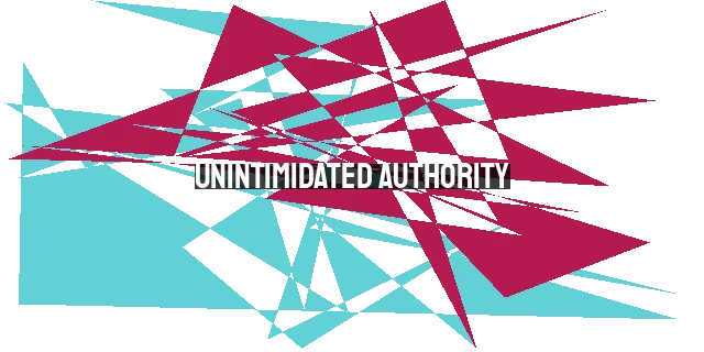 Unintimidated Authority: Jesus' Lesson from Pilate