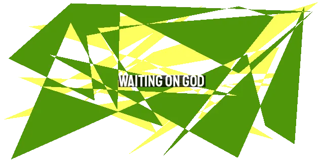 Waiting on God: From Mission Field to Marriage - A Journey of Faith