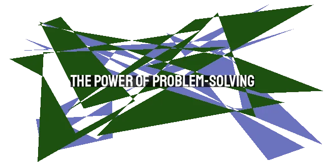 The Power of Problem-Solving: How Discoveries Begin as Challenges