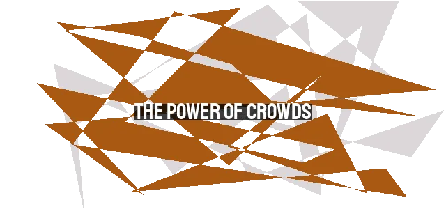 The Power of Crowds: Building or Destroying Society?