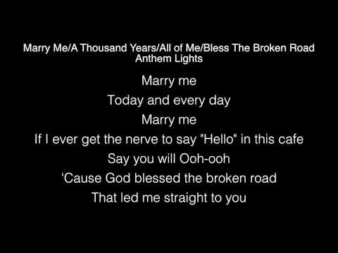 Wedding Medley: Marry Me / Bless The Broken Road / All Of Me / A Thousand Years by Anthem Lights