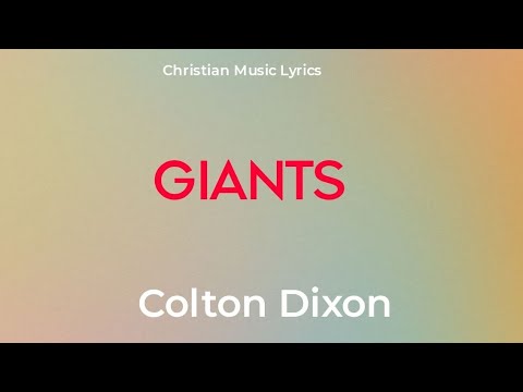 Giants by Colton Dixon