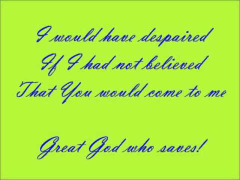Great God Who Saves by Laura Story