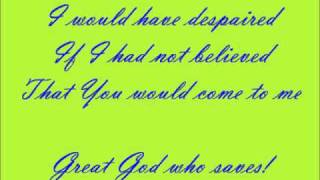 Great God Who Saves by Laura Story