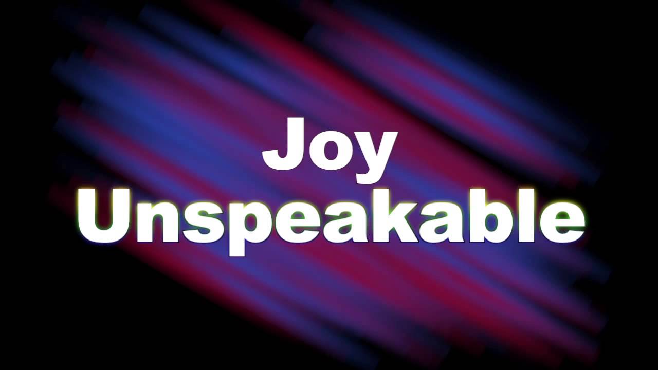 Joy Unspeakable by Mandisa