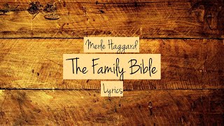 Family Bible by Merle Haggard