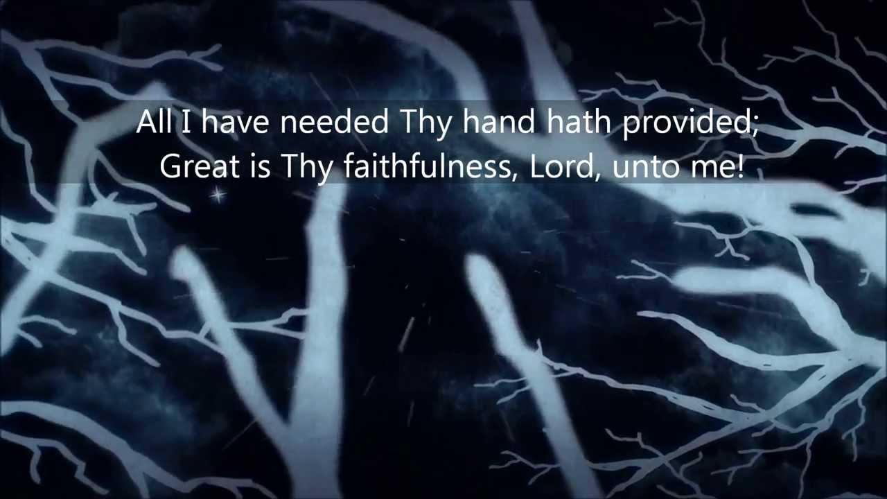 Great Is Thy Faithfulness by Selah