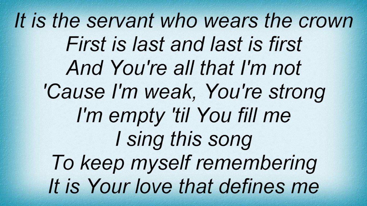 Definition Of Me by Steven Curtis Chapman