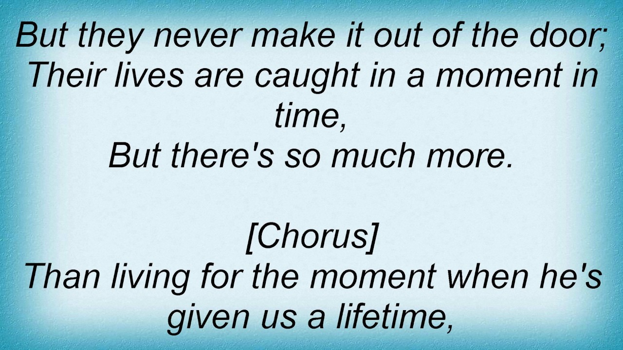 Living For The Moment by Steven Curtis Chapman