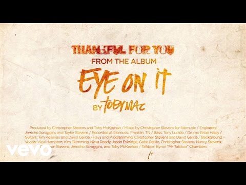 Thankful For You by TobyMac